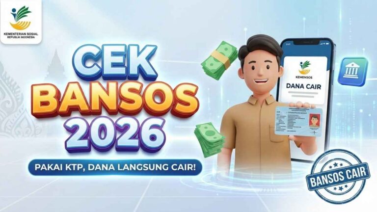 Cara Cek Bansos Kemensos go id Terbaru 2026 Pakai KTP Saja, Dana Langsung Cair!