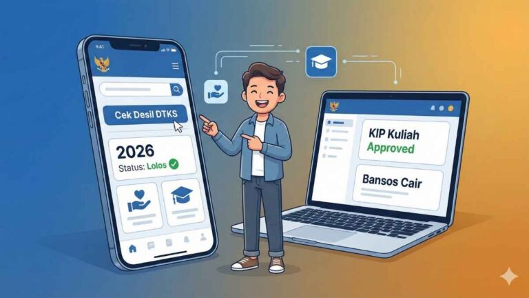 Cara Cek Desil DTKS Online 2026 Lewat HP, Lolos Bansos dan KIP Kuliah!