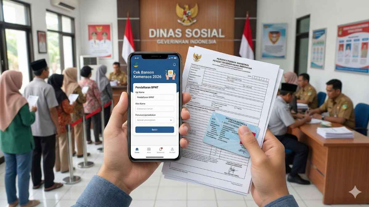 Cara Daftar Bansos BPNT 2026 Online dan Offline, Syarat KTP Langsung Lolos